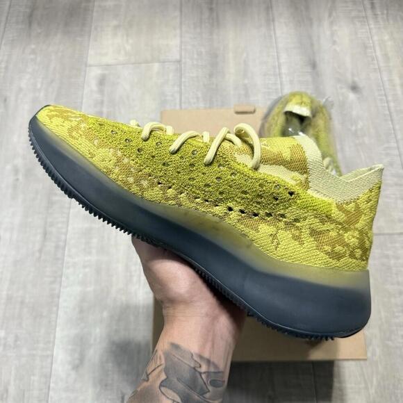 Adidas Yeezy Boost 380 Hylte Shoes Yellow FZ4990 Size 9.5 Men main image 7